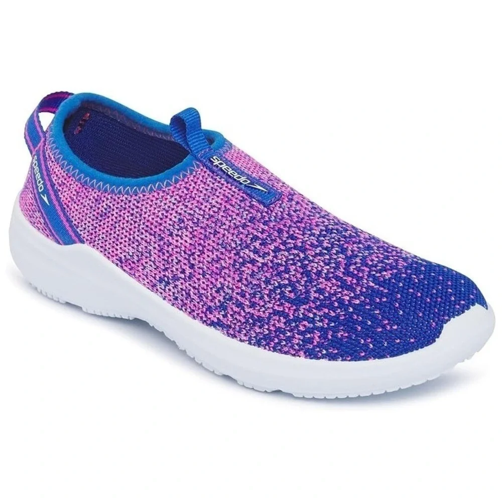 Speedo Surfknit Pro Kids Size 5 Unisex-Child Breathable Pull-On Water Shoes Pink